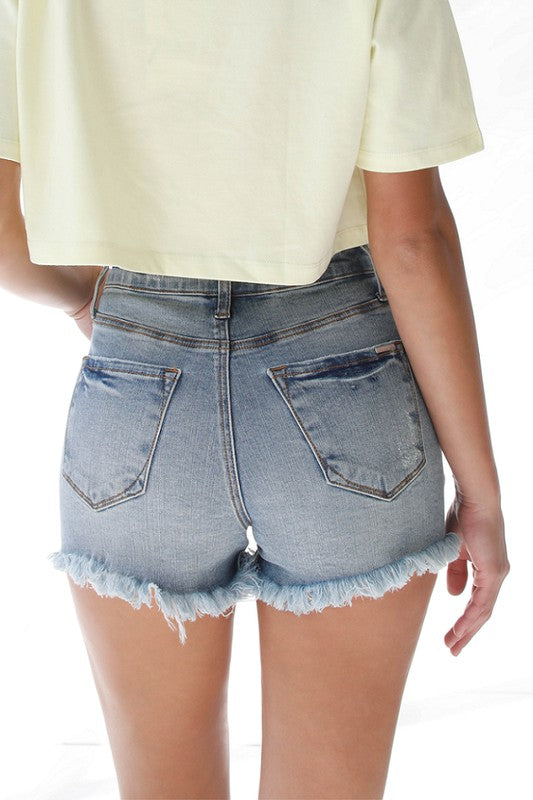 FRONT RIBBON TIE DETAIL SHORTS - Always24