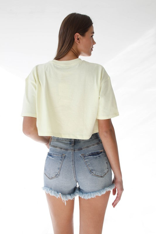 FRONT RIBBON TIE DETAIL SHORTS - Always24