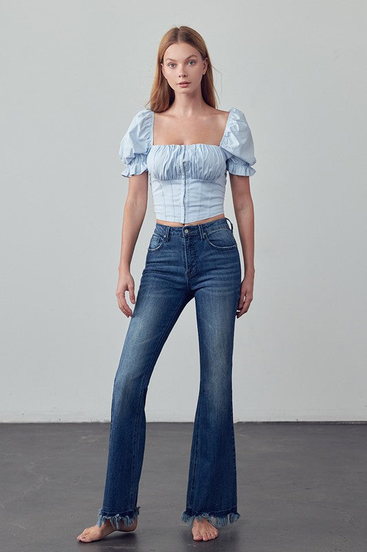Always24 HIGH RISE SKINNY BOOT FLARE JEANS - Always24