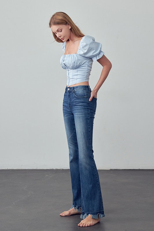 Always24 HIGH RISE SKINNY BOOT FLARE JEANS - Always24