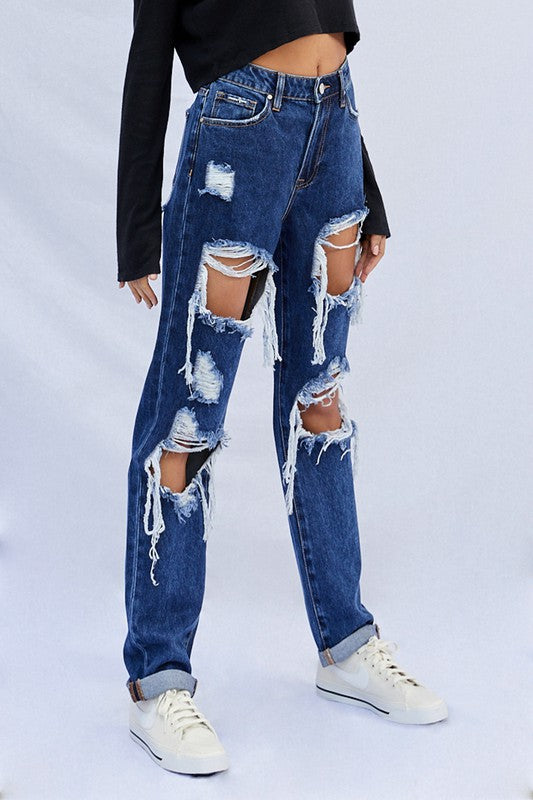Always24 HIGH WAISTED BAGGY JEANS - Always24