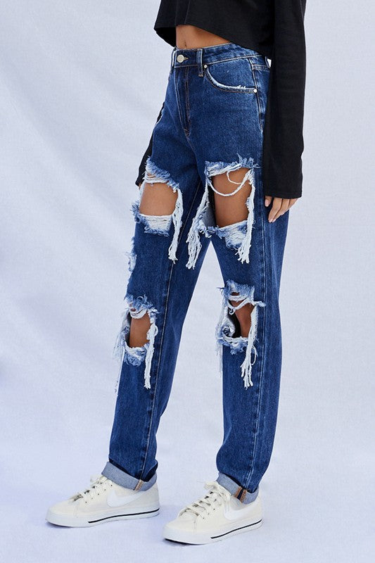 Always24 HIGH WAISTED BAGGY JEANS - Always24