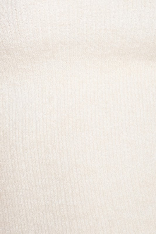 FUZZY SWATER TUBE TOP - Always24