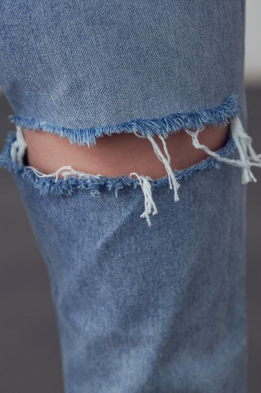 Always24 HIGH RISE STRAIGHT ANKLE JEAN - Always24