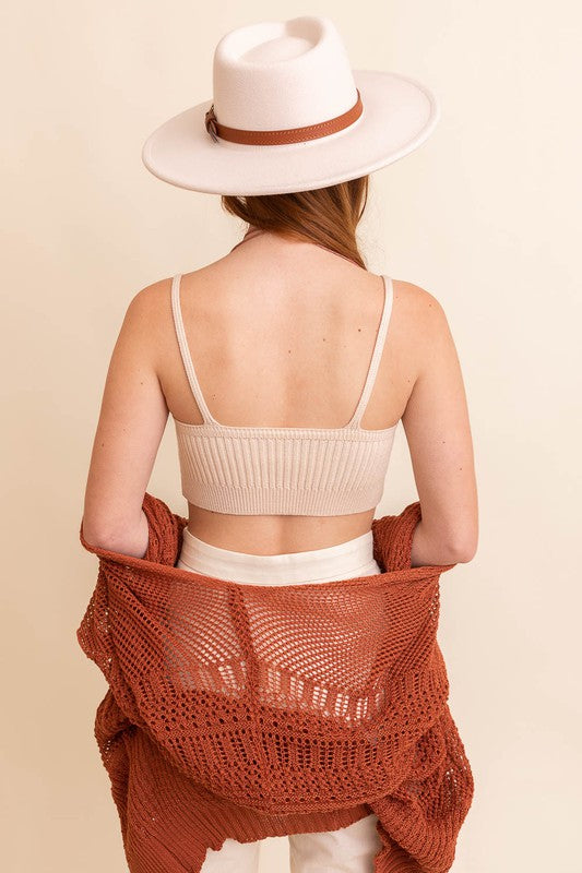 Always24 Contour Rib Knit Brami Lounge Top - Always24