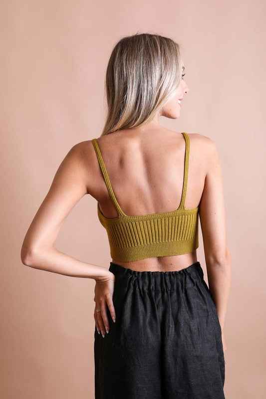 Always24 Contour Rib Knit Brami Lounge Top
