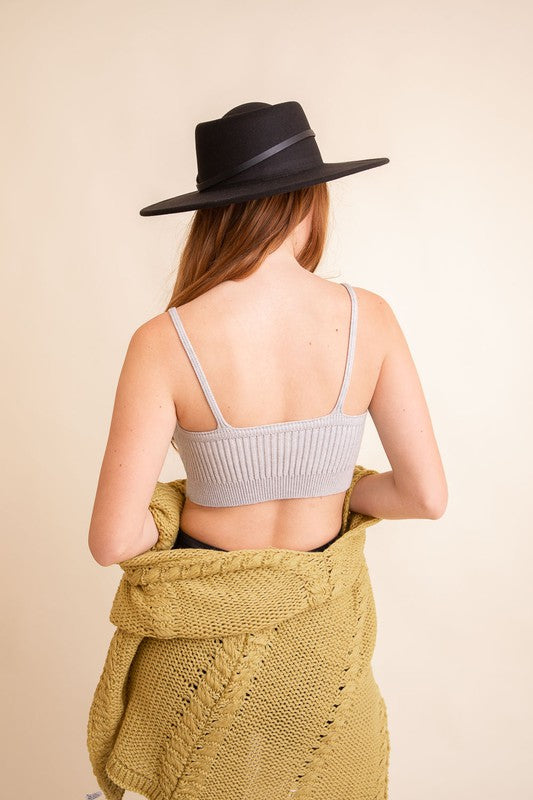 Always24 Contour Rib Knit Brami Lounge Top - Always24