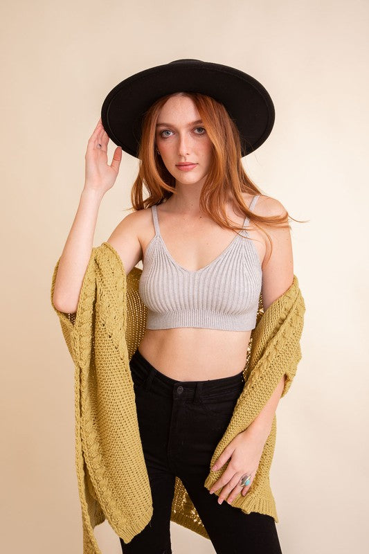Always24 Contour Rib Knit Brami Lounge Top - Always24