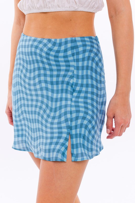 Bias Cut Mini Skirt - Always24
