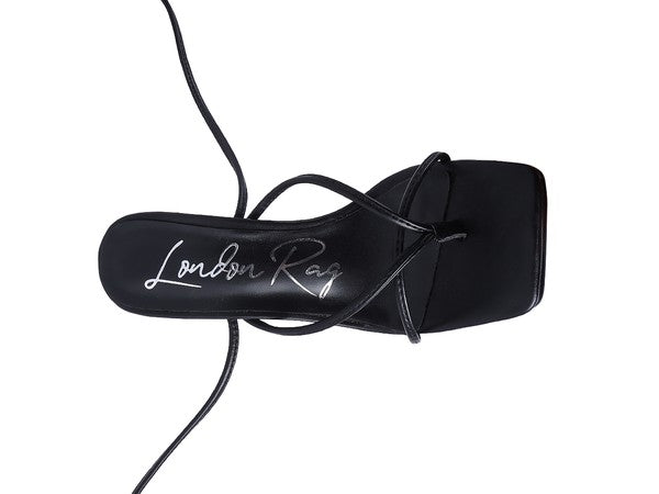 Pole Dance Lace Up Block Heeled Sandal | Stylish & Comfortable - StepUp