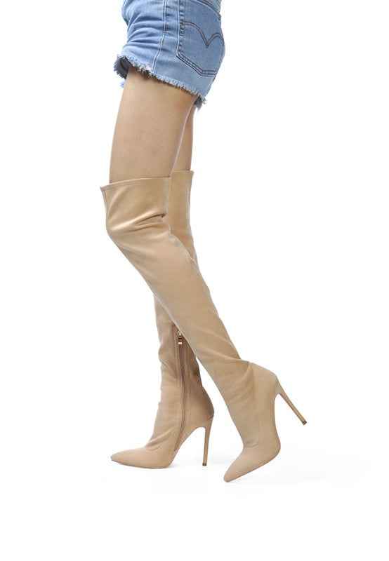 Always24 Stretch Over The Knee Stiletto Boots