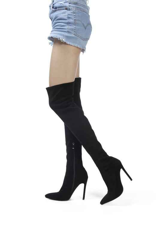Always24 Stretch Over The Knee Stiletto Boots