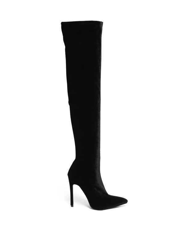 Always24 Stretch Over The Knee Stiletto Boots