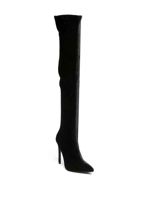 Always24 Stretch Over The Knee Stiletto Boots