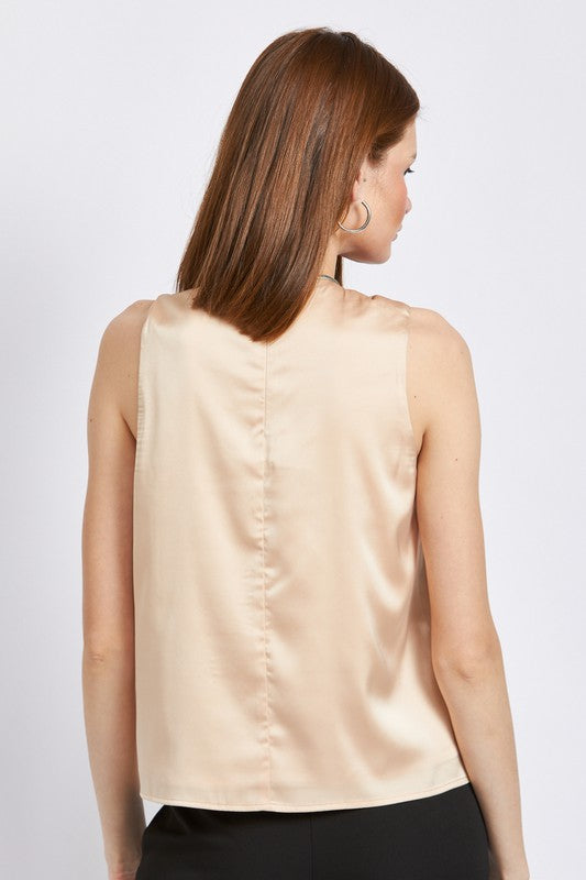 Always24 SLEEVELESS BLOUSE WITH TWIST FRONT - Always24