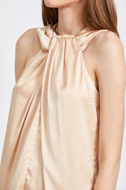 Always24 SLEEVELESS BLOUSE WITH TWIST FRONT - Always24