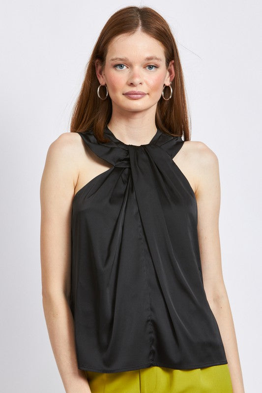 Always24 SLEEVELESS BLOUSE WITH TWIST FRONT - Always24