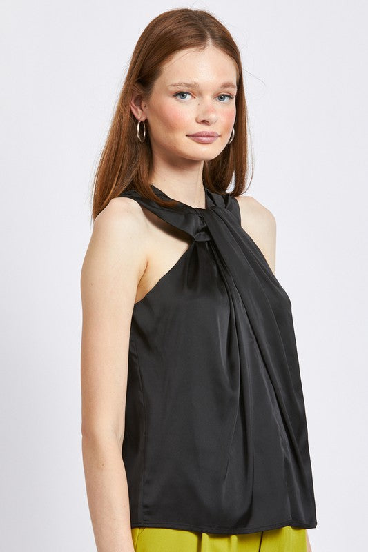 Always24 SLEEVELESS BLOUSE WITH TWIST FRONT - Always24