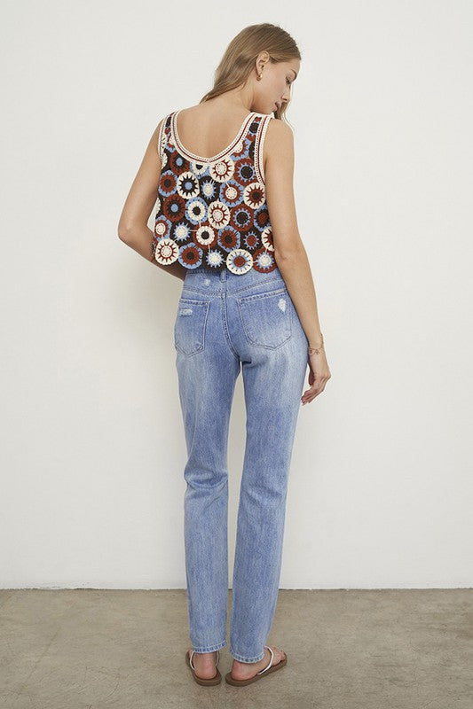 HIGH RISE STRAIGHT JEANS - Always24