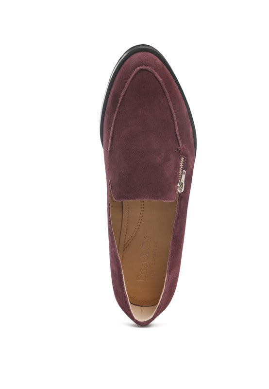 SARA Suede Slip-On Loafers - Always24