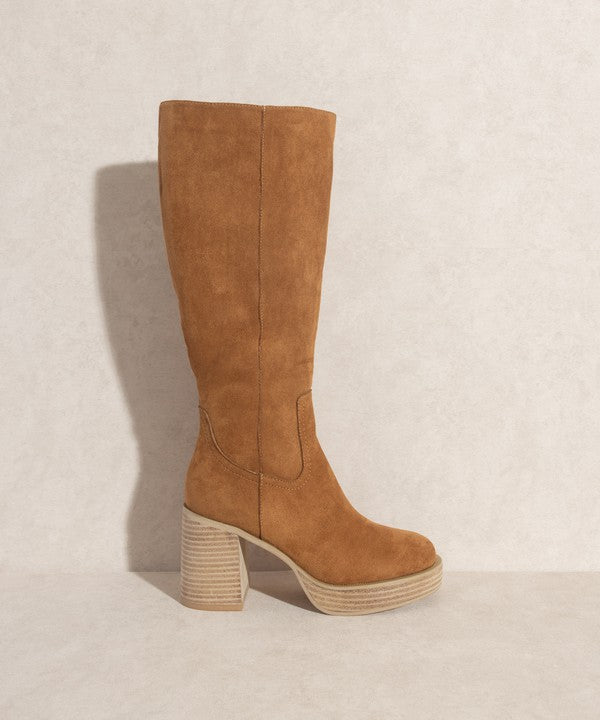 Oasis Society Juniper - Stylish Platform Knee-High Boots