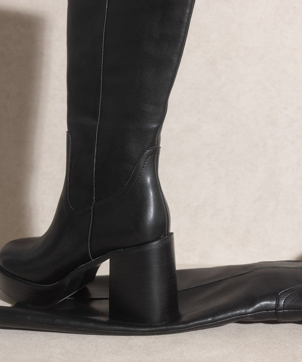 Oasis Society Juniper - Stylish Platform Knee-High Boots