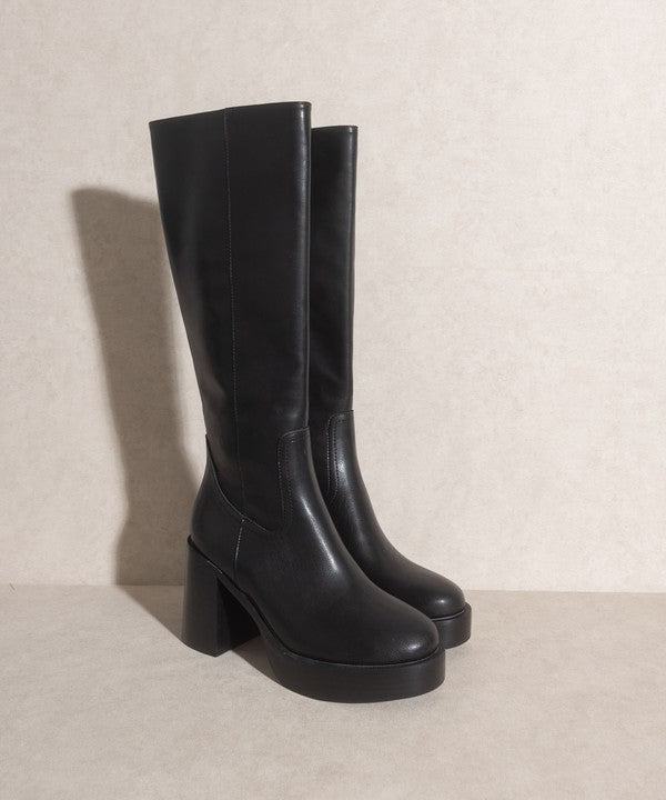Oasis Society Juniper - Stylish Platform Knee-High Boots