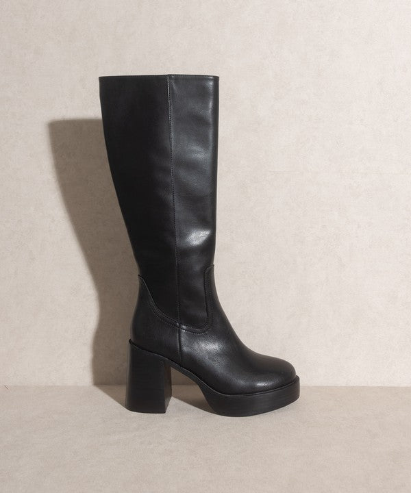 Oasis Society Juniper - Stylish Platform Knee-High Boots