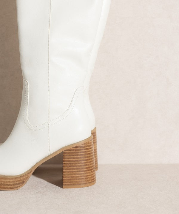 Oasis Society Juniper - Stylish Platform Knee-High Boots