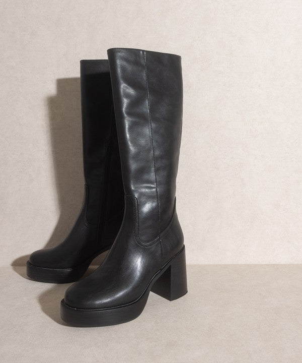 Oasis Society Juniper - Stylish Platform Knee-High Boots