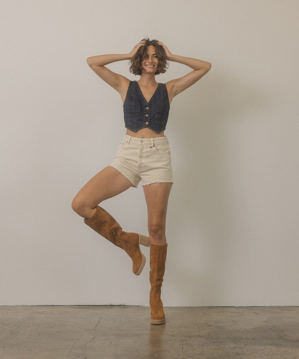 Oasis Society Juniper - Stylish Platform Knee-High Boots