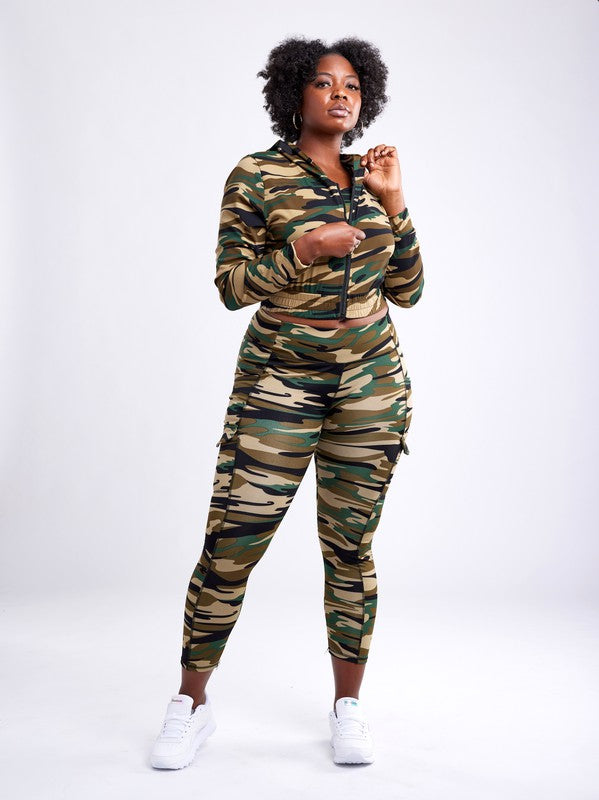 Always24 Athletic Zip-Up Crop Hoodie Jacket - Always24