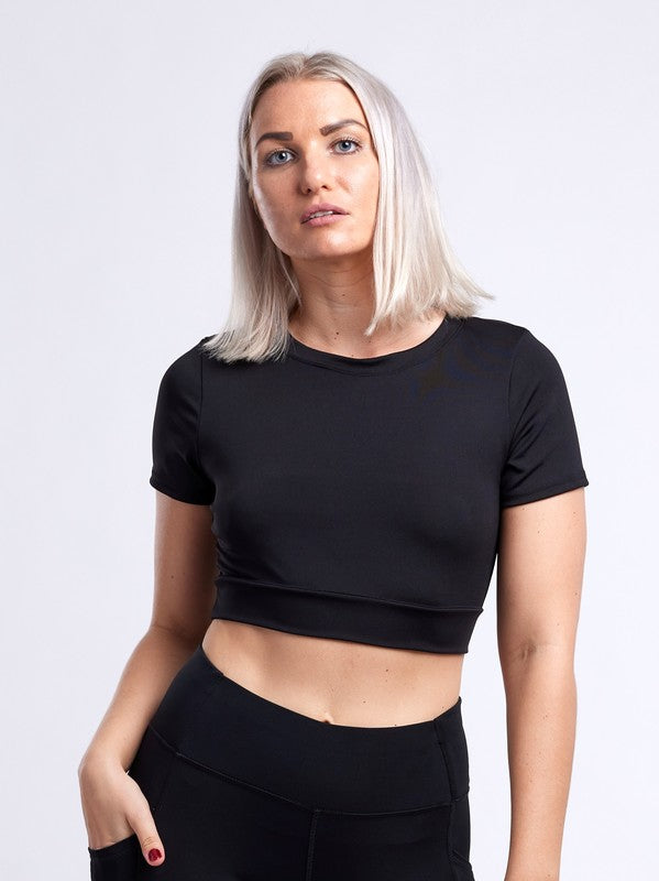 Always24 Short-Sleeve Crop Top - Always24