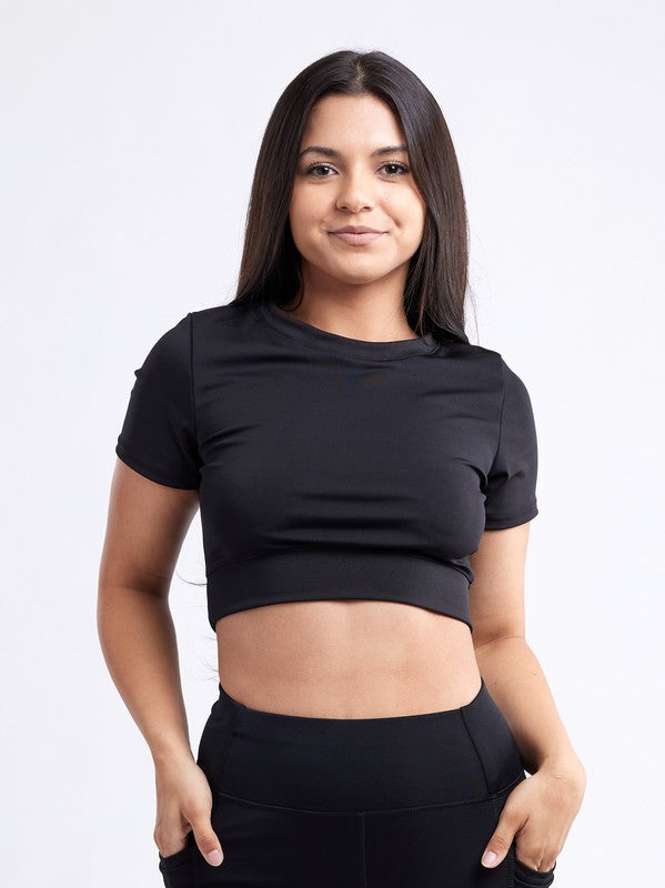 Always24 Short-Sleeve Crop Top - Always24