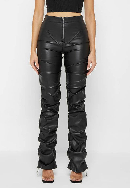 Always24 PU LEATHER PANTS - Always24