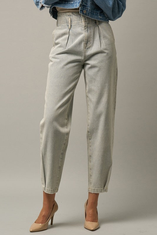 Super High Waist Balloon Jeans - Always24