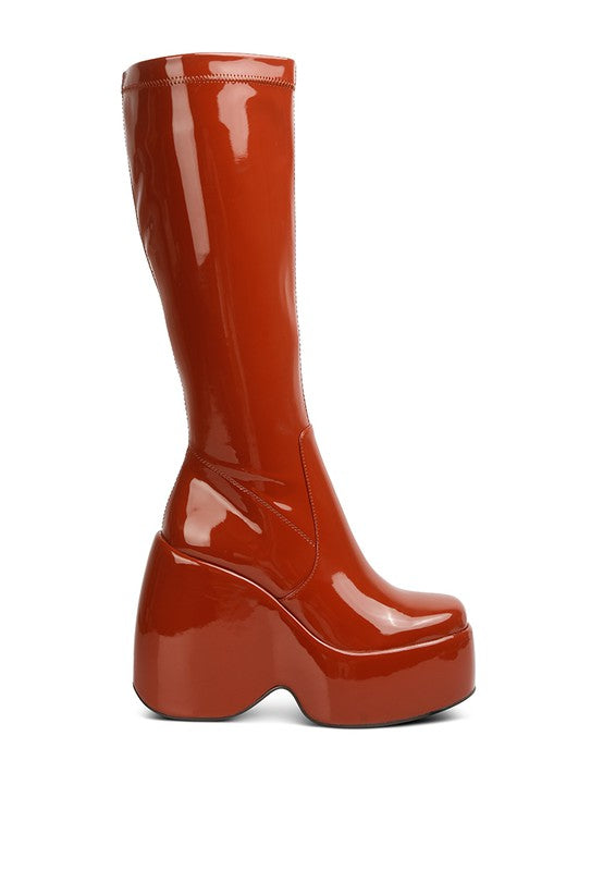 Always24 High Platfrom Calf Boots
