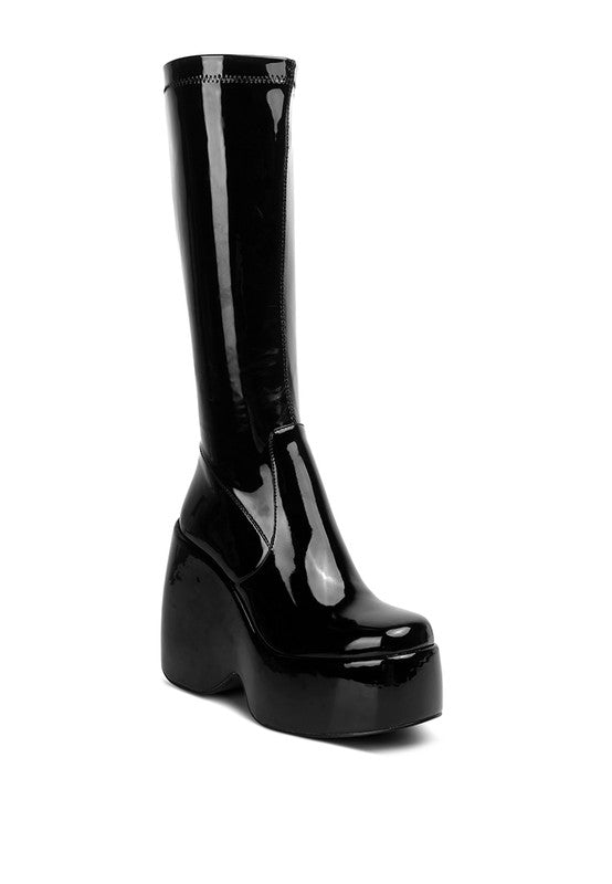 Always24 High Platfrom Calf Boots