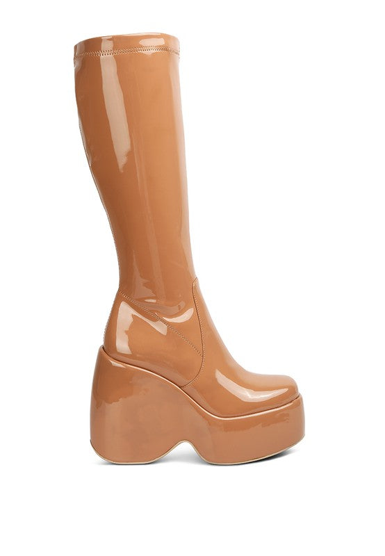 Always24 High Platfrom Calf Boots
