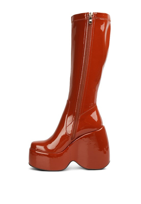 Always24 High Platfrom Calf Boots