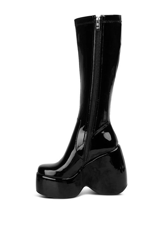 Always24 High Platfrom Calf Boots