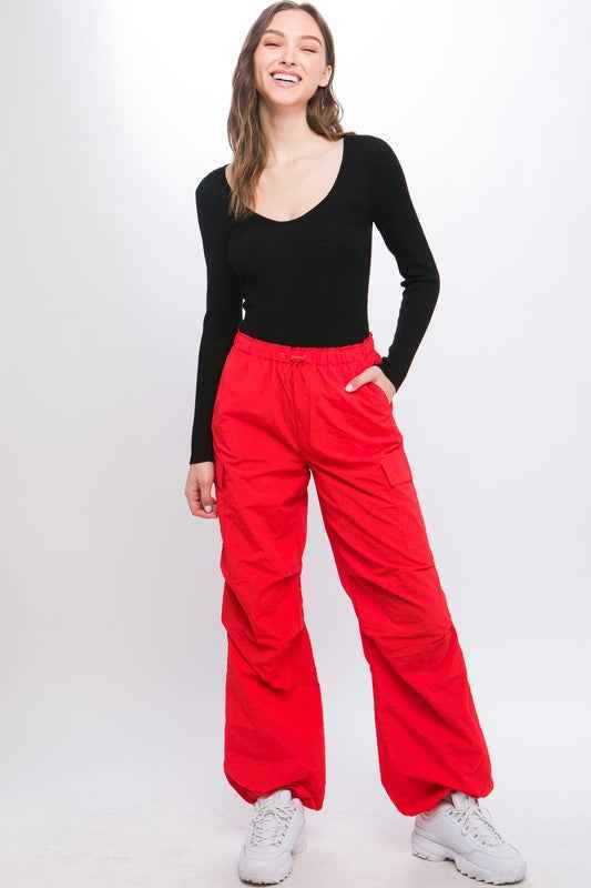 Always Loose Fit Parachute Cargo Pants