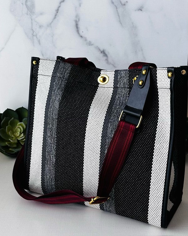 Always24 Small Stripe Tote - Always24