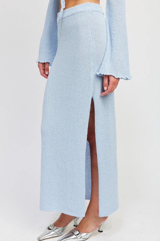 Always24 HIGH WAIST MAXI SKIRT WITH SLIT - Always24