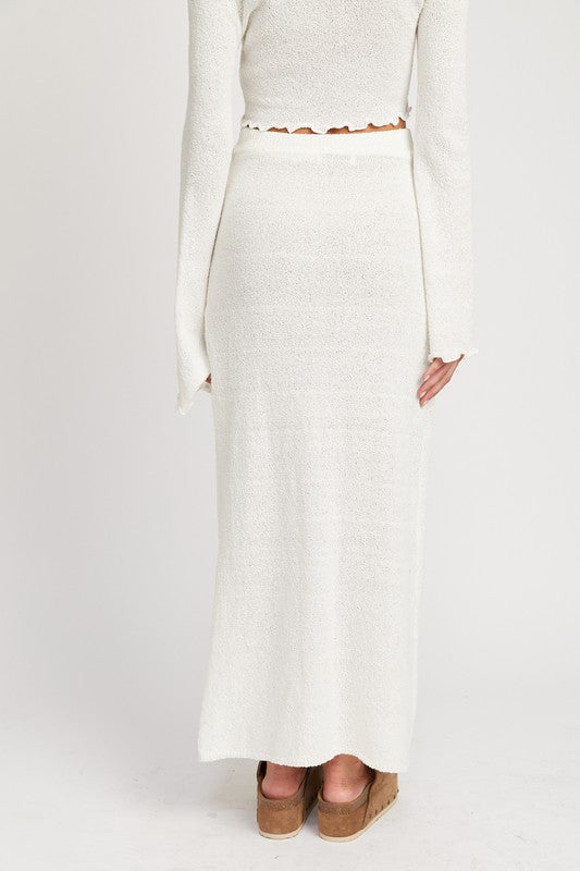 Always24 HIGH WAIST MAXI SKIRT WITH SLIT - Always24