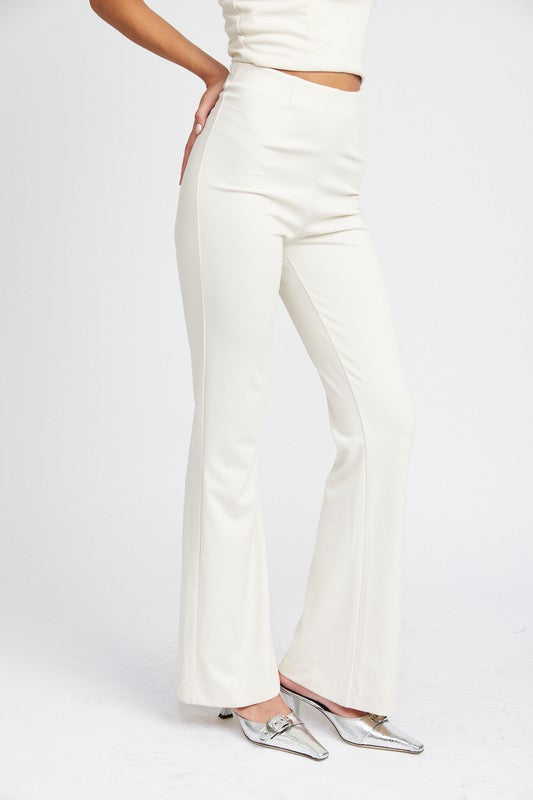 High Waist Flared Pants - Always24