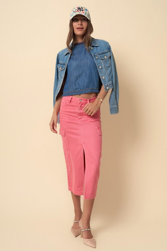 Always24 CARGO MIDI SKIRT - Always24