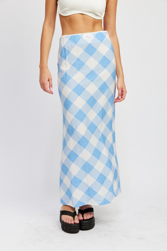 BIAS MAXI SKIRT - Always24