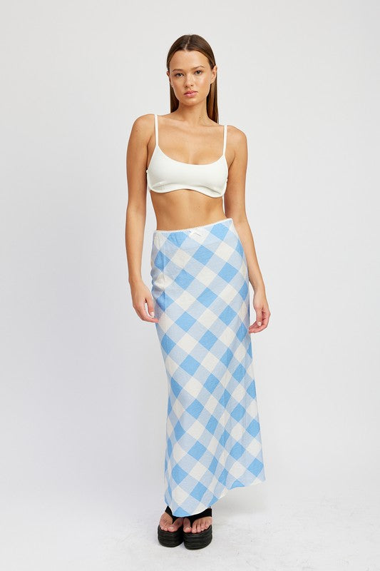 BIAS MAXI SKIRT - Always24
