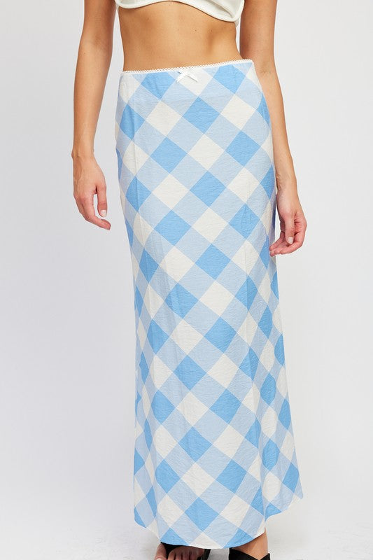 BIAS MAXI SKIRT - Always24